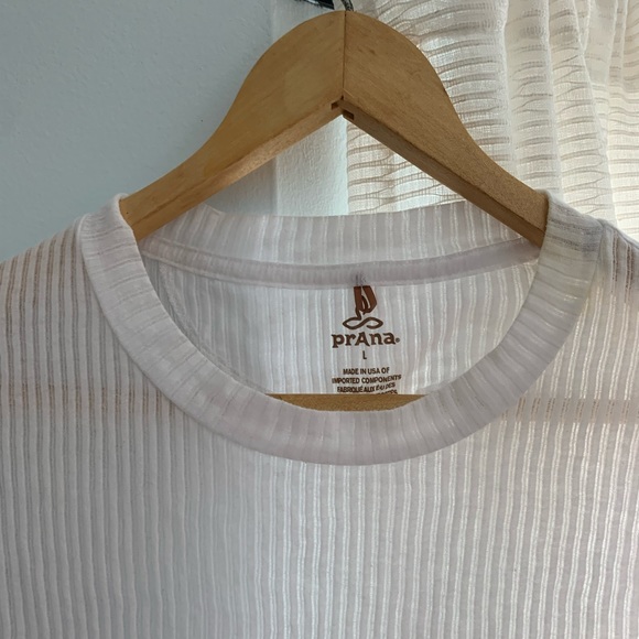 Prana Short Sleeve Ribbed Tee - Picture 3 of 5